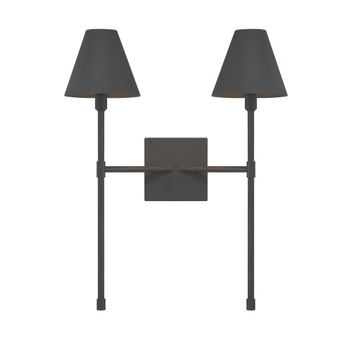 Savoy House - 9-5202-2-89 - Two Light Wall Sconce - Jefferson - Matte Black