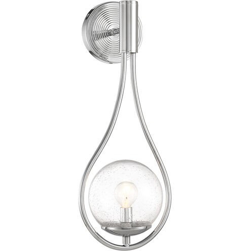 Savoy House - 9-7193-1-11 - One Light Wall Sconce - Encino - Polished Chrome