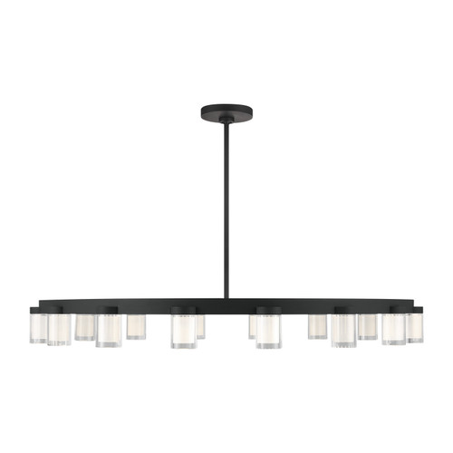 Visual Comfort Modern - 700ESF44B-LED927-277 - LED Chandelier - Esfera - Nightshade Black