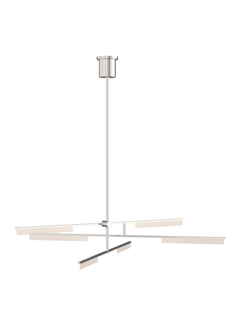 Visual Comfort Modern - 700KLE6N-LED930 - LED Chandelier - Klee - Polished Nickel