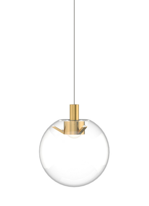 Visual Comfort Modern - 700MOPLNCNB-LED930 - LED Pendant - Palona - Natural Brass