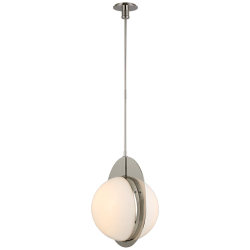 Visual Comfort Signature - TOB 5749PN-WG - LED Pendant - Quando - Polished Nickel