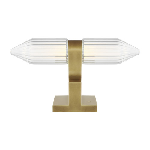Visual Comfort Modern - 700PRTLGSN8BR-LED927 - LED Table Lamp - Langston - Plated Brass