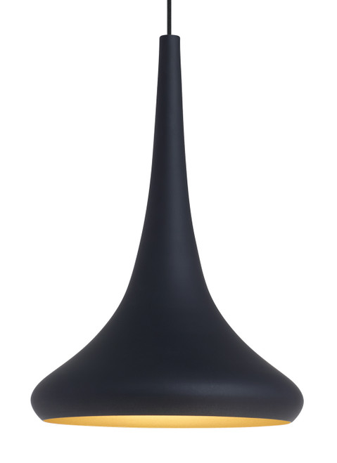 Visual Comfort Modern - 700TDNOEBG-LED930 - LED Pendant - Noema - Black/Gold