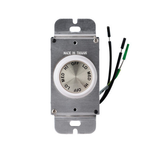Visual Comfort Fan - ESWC-1 - 3 Speed Rotary Wall Control - Universal - White