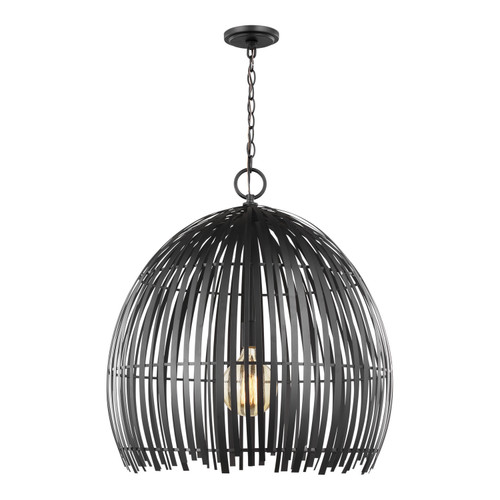 Visual Comfort Studio - 6722701-112 - One Light Pendant - Hanalei - Midnight Black