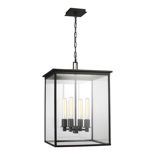 Visual Comfort Studio - CO1154HTCP - Four Light Hanging Lantern - Freeport - Heritage Copper