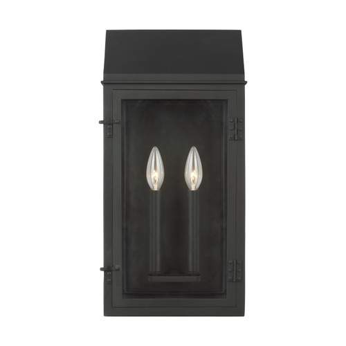 Visual Comfort Studio - CO1272TXB - Two Light Outdoor Wall Lantern - Hingham - Textured Black