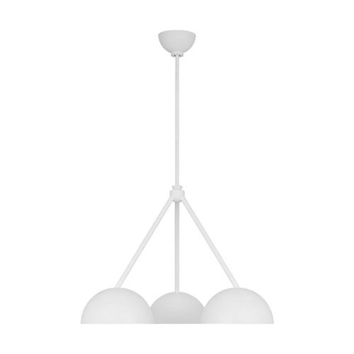 Visual Comfort Studio - LXC1043CPST - Three Light Chandelier - Beaunay - Cast Plaster