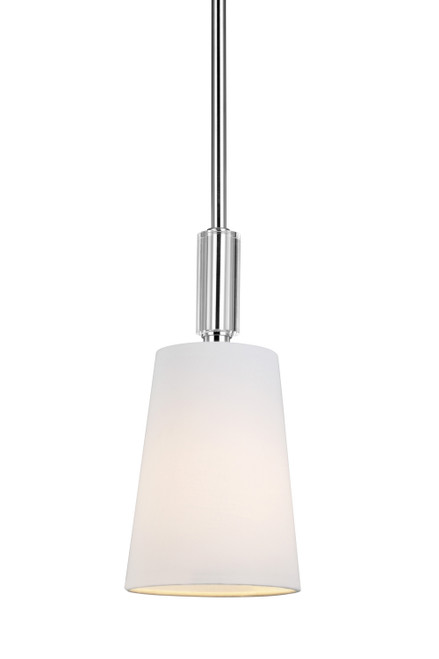 Visual Comfort Studio - P1303PN - One Light Pendant - Lismore - Polished Nickel