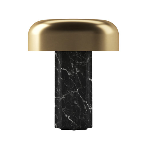 Bulbrite - K70501 - Cordless - Indoor - Black Marble / Brushed Brass
