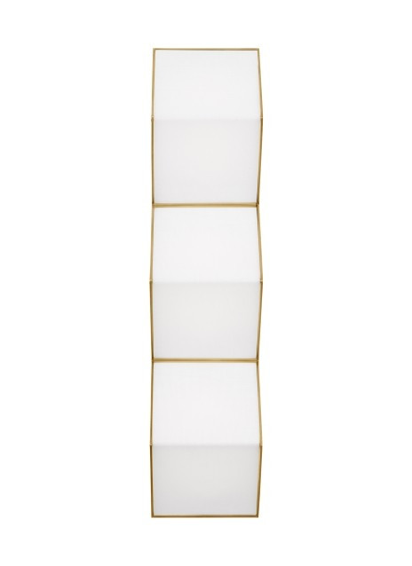 Visual Comfort Modern - CDWS11127WNB - LED Wall Sconce - Zig Zag - Natural Brass