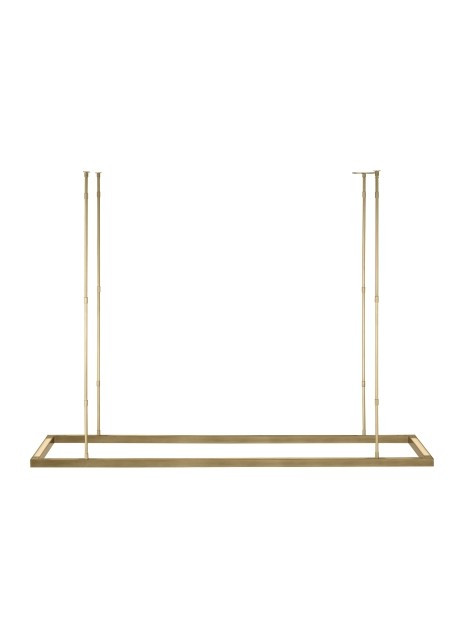 Visual Comfort Modern - MDLS18727NB - LED Linear Suspension - Stagger - Natural Brass