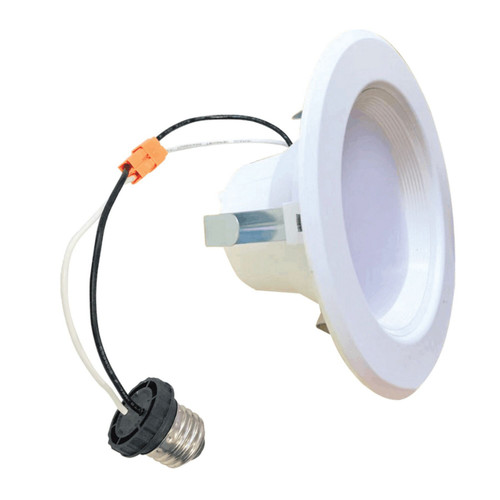 Bulbrite - 773117 - Recessed Downlight - Recessed - White Round - Baffled Trim - Regressed
