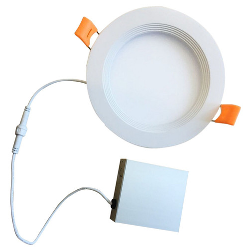 Bulbrite - 773270 - Recessed Downlight - Recessed - White Round - Baffled Trim - Ultra Slim