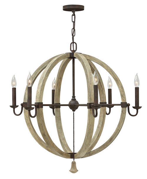 Fredrick Ramond - FR40566IRR - LED Chandelier - Middlefield - Iron Rust