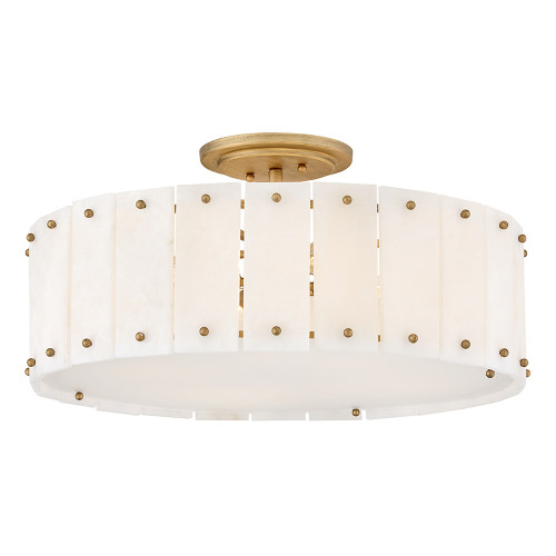 Fredrick Ramond - FR47753BNG - LED Semi-Flush Mount - Simone - Burnished Gold