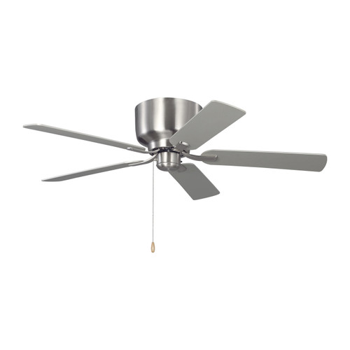 Generation Lighting - 5LDH52BS - 52Ceiling Fan - Linden 52 Hugger - Brushed Steel