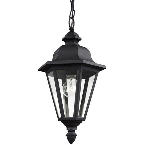 Generation Lighting - 6025-12 - One Light Outdoor Pendant - Brentwood - Black