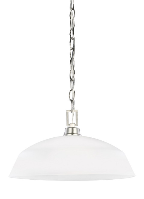 Generation Lighting - 6515201EN3-962 - One Light Pendant - Kerrville - Brushed Nickel