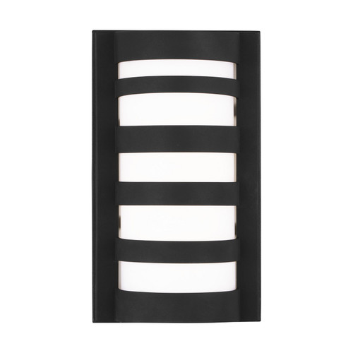 Generation Lighting - 8543193S-12 - LED Outdoor Wall Lantern - Rebay - Black