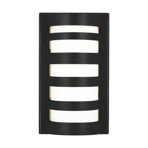 Generation Lighting - 8543193S-71 - LED Outdoor Wall Lantern - Rebay - Antique Bronze