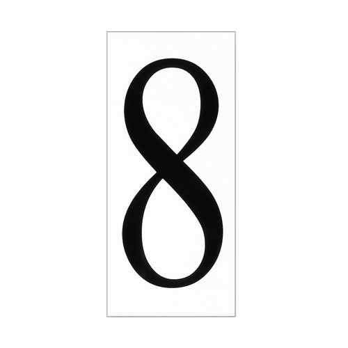 Generation Lighting - 90618-68 - Address Number Tile - Address Light - White Plastic