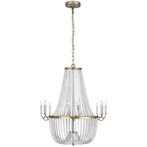 Generation Lighting - F3281/12ADB - 12 Light Chandelier - Marielle - Antique Gild