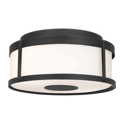 Generation Lighting - GLO1132OE-TXB - Flush Mount - Luning - Textured Black