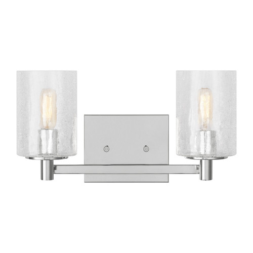 Generation Lighting - GLV1032EN/CH - Two Light Wall / Bath - Parker - Chrome