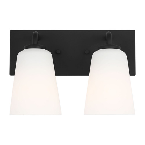 Generation Lighting - GLV1052MBK - Vanity - Miles - Midnight Black