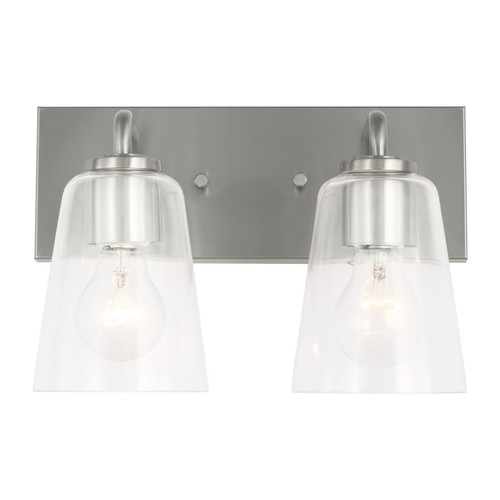 Generation Lighting - GLV1062BS - Vanity - Miles - Brushed Nickel