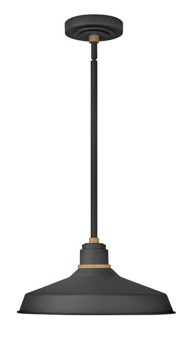 Hinkley - 10483TK - LED Convertible Pendant Barn Light - Foundry Classic - Textured Black