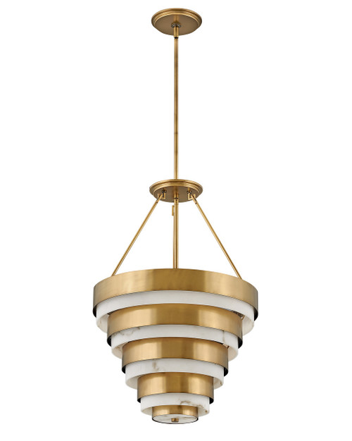 Hinkley - 30184HB - LED Pendant - Echelon - Heritage Brass