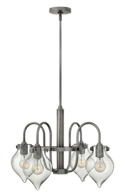 Hinkley - 3047AN - Four Light Chandelier - Congress - Antique Nickel