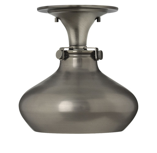 Hinkley - 3148AN - One Light Flush Mount - Congress - Antique Nickel
