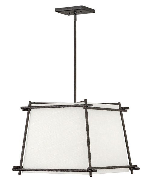 Hinkley - 3674FE - LED Pendant - Tress - Forged Iron
