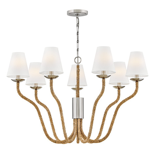 Hinkley - 48445PN-NAT - LED Chandelier - Harwich - Polished Nickel