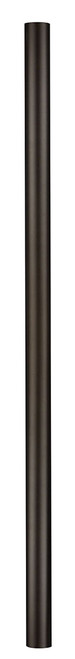 Hinkley - 6662TK - 7' Direct Burial Post with Photo Cell - 7ft Post - Textured Black