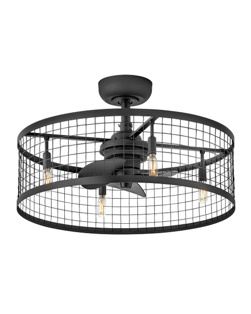 Hinkley - 904724FMB-LIA - 24 LED Fandelier - Finnigan - Matte Black
