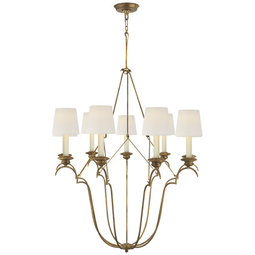 Visual Comfort Signature - CHC 1403GI-L - Nine Light Chandelier - Belvedere - Gilded Iron