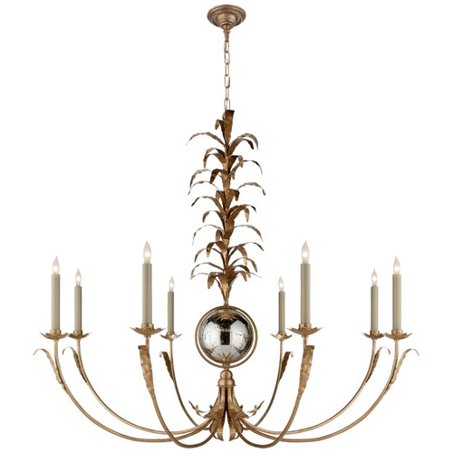 Visual Comfort Signature - CHC 1474GI - Eight Light Chandelier - gramercy - Gilded Iron