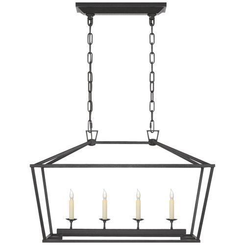 Visual Comfort Signature - CHC 2168AI - Four Light Lantern - Darlana - Aged Iron