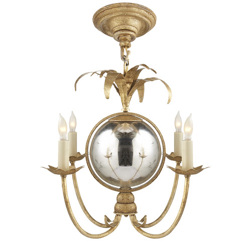Visual Comfort Signature - CHC 5370GI - Four Light Chandelier - Gramercy - Gilded Iron