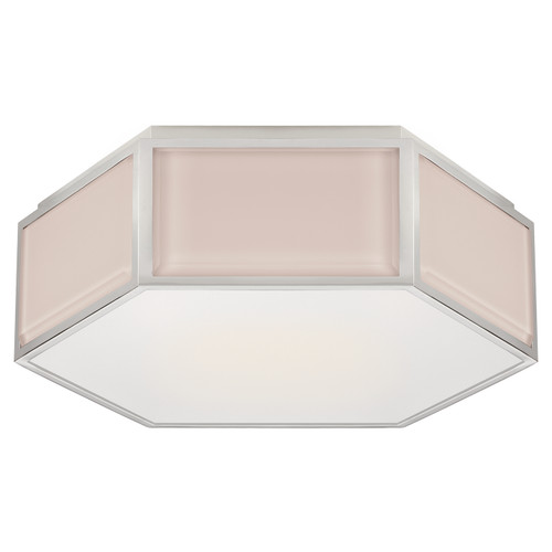Visual Comfort Signature - KS 4120BLS/PN-FG - Two Light Flush Mount - Bradford - Blush and Polished Nickel