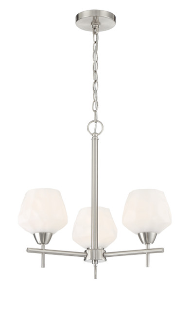 Minka-Lavery - 2173-84 - Three Light Chandelier - Camrin - Brushed Nickel