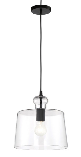 Minka-Lavery - 2335-66A - One Light Pendant - Clarity - Coal