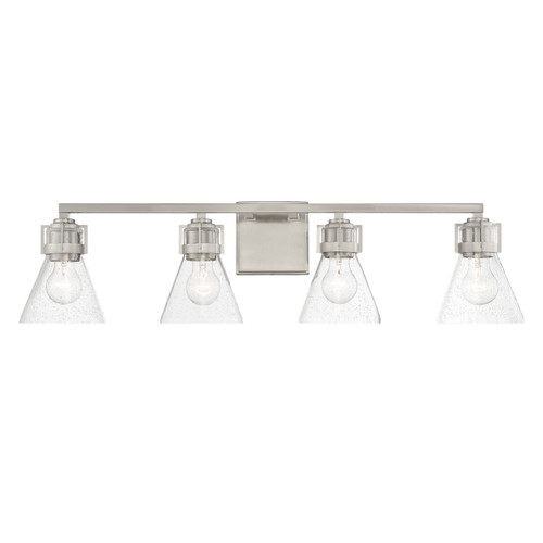 Minka-Lavery - 2474-84 - Four Light Bath - Chatham Square - Brushed Nickel