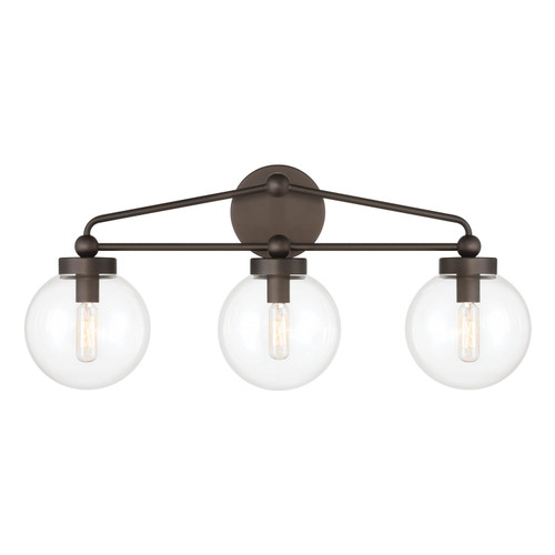 Minka-Lavery - 2973-860 - Three Light Vanity - Stella - Dark Bronze