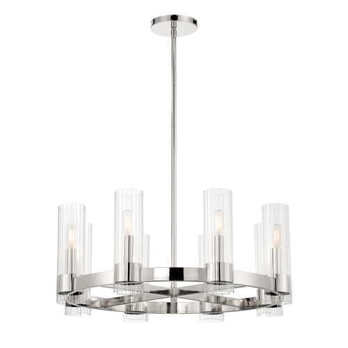 Minka-Lavery - 3898-77 - Eight Light Chandelier - Vernon Place - Chrome